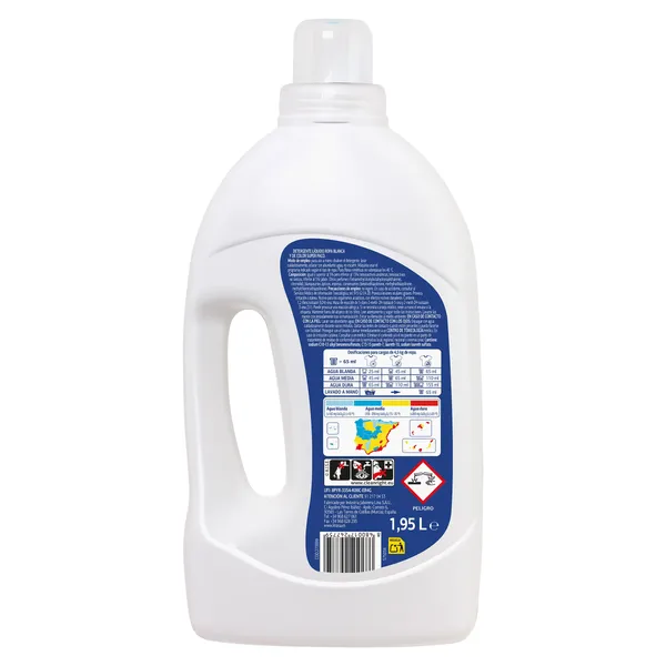 Detergente líquido ropa blanca y color Dia Super Paco 30 lavados 3