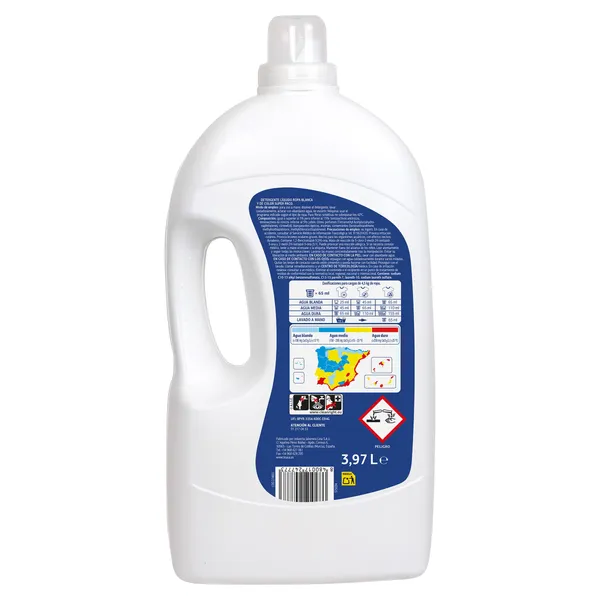Detergente líquido ropa blanca y color Dia Super Paco 61 lavados 3