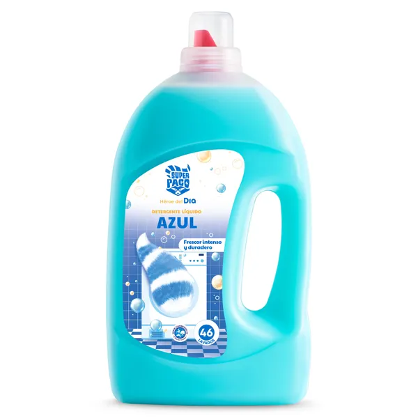 Detergente líquido azul Dia Super Paco 46 lavados 2
