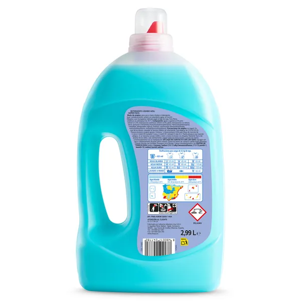 Detergente líquido azul Dia Super Paco 46 lavados 3