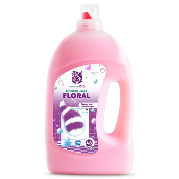 Detergente líquido floral Dia Super Paco 46 lavados 2