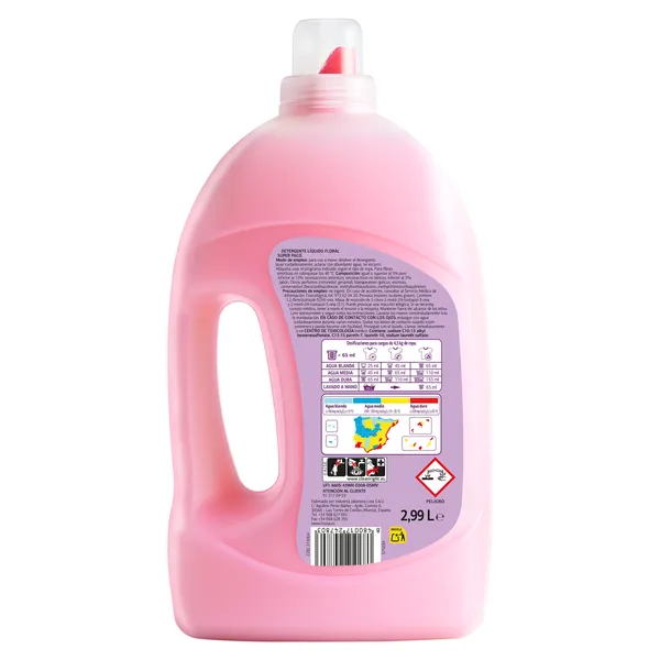 Detergente líquido floral Dia Super Paco 46 lavados 3