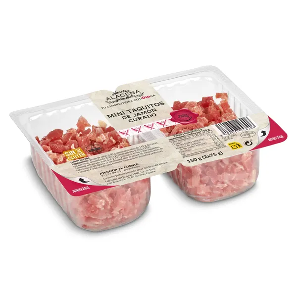 Mini taquitos de jamón curado Dia Nuestra Alacena 2 x 75 g 2