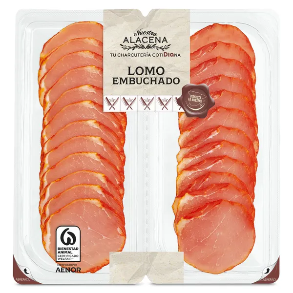 Lomo embuchado Dia Nuestra Alacena 2 x 70 g 2