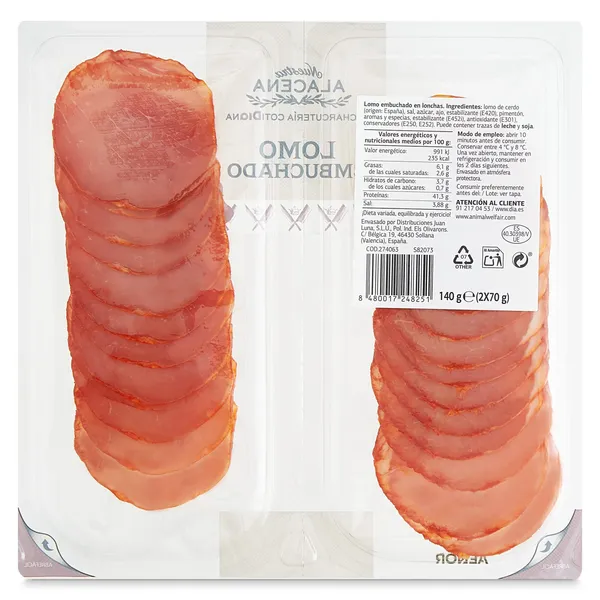 Lomo embuchado Dia Nuestra Alacena 2 x 70 g 3