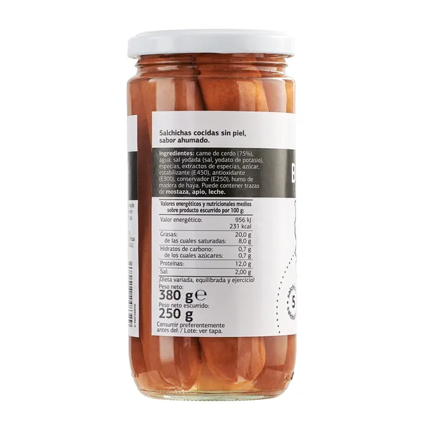 Salchichas bockwurst Dia Selección Mundial 250 g 3