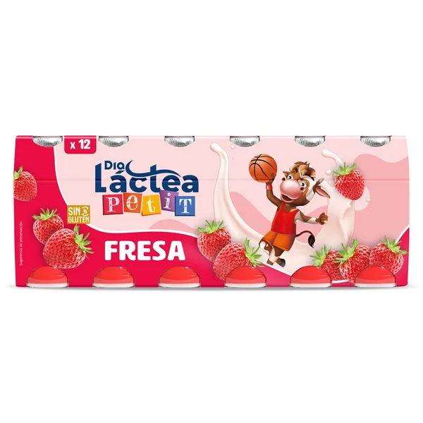 Bebida de fresa Dia Láctea pack 12 x 100 g 2