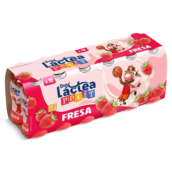 Bebida de fresa Dia Láctea pack 12 x 100 g