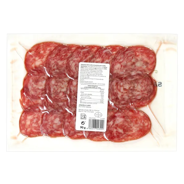 Salchichón ibérico Nuestra Alacena de Dia bolsa 90 g 2