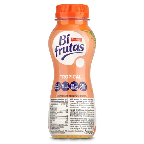 Bifrutas 100% natural tropical Pascual 240 ml 2