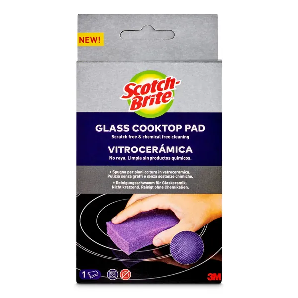 Estropajo vitrocerámica Scotch brite 1 unidad 2