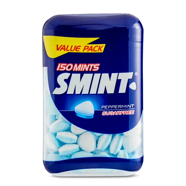 Caramelos de peppermint sin azúcar Smint caja 105 g