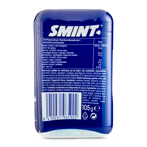 Caramelos de peppermint sin azúcar Smint caja 105 g 3