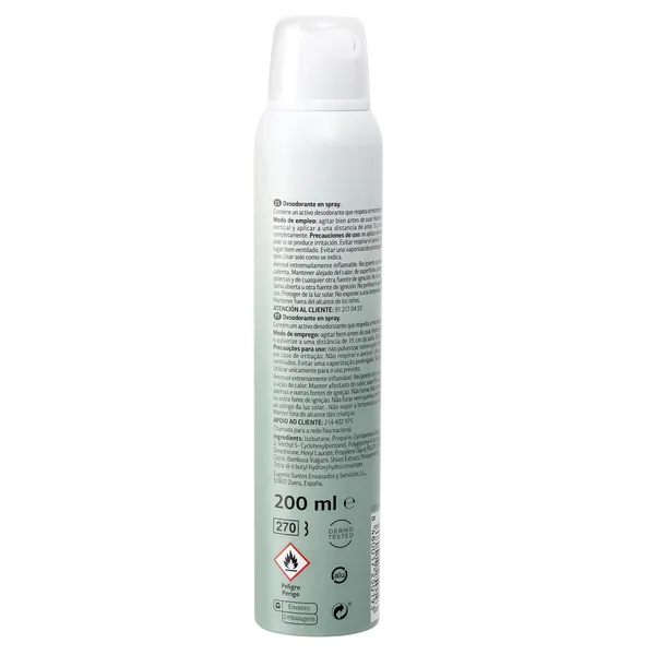 Desodorante 0% alcohol y sales de aluminio Dia Imaqe spray 200 ml 4