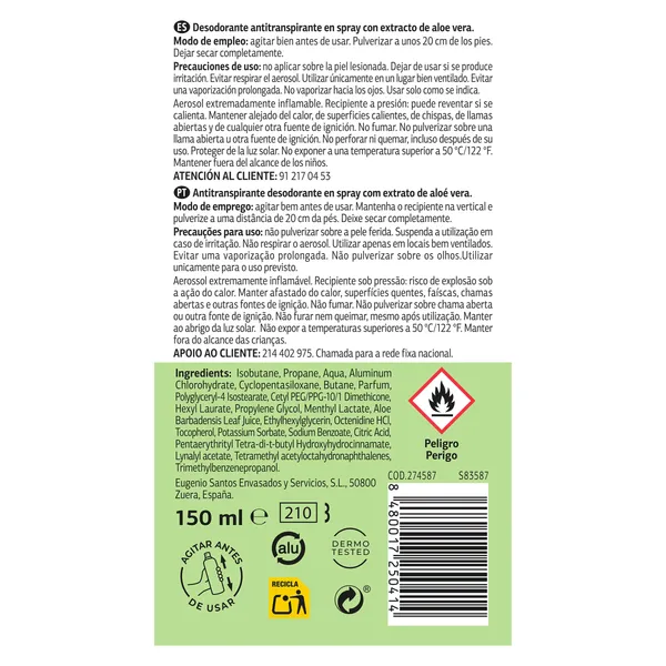 Desodorante para pies Dia Imaqe 150 ml 3