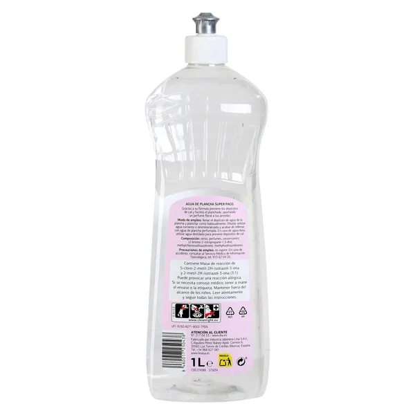 Agua de plancha Super Paco de Dia botella 1 L 2