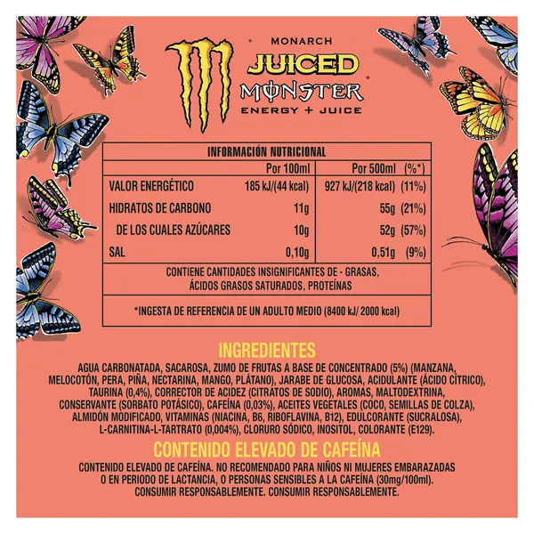 Bebida energética monarch Monster Energy lata 500 ml 2