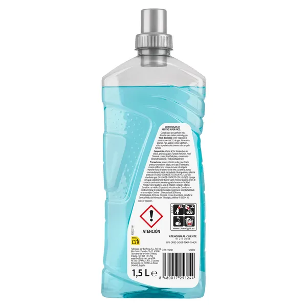 Limpiahogar ph neutro Dia Super Paco 1,5 L 3