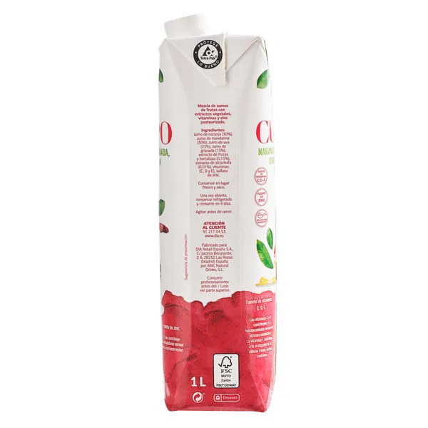 Zumo cuerpo mezcla de frutas y extractos vegetales Zumosfera de Dia brik 1 l 3