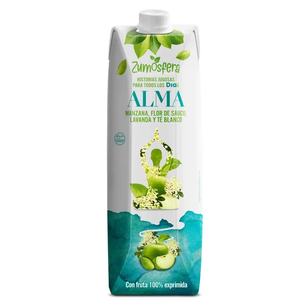 Zumo alma de manzana con extractos vegetales Zumosfera de Dia brik 1 l 2
