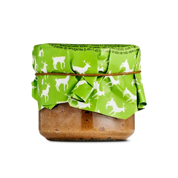 Paté de ciervo al pedro ximénez Gourmet cazorla frasco 110 g 2