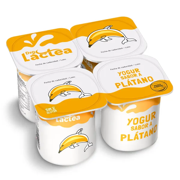 Yogur sabor plátano Dia Láctea 4 x 125 g 3