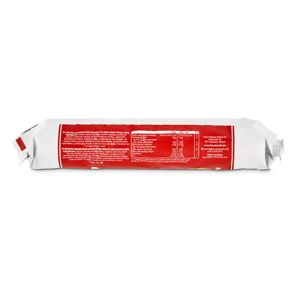 Galletas caramelizadas rellenas de crema de vainilla Lotus Biscoff bolsa 150 g 2