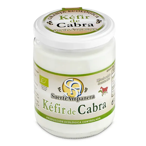 Kéfir de cabra Suerte Ampanera vaso 420 g