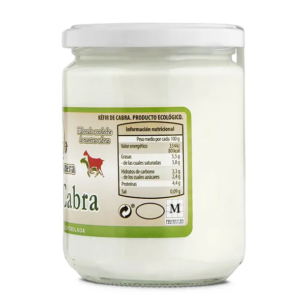 Kéfir de cabra Suerte Ampanera vaso 420 g 3