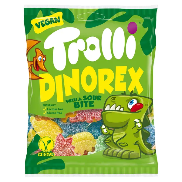 Golosinas dinorex Trolli 100 g 2