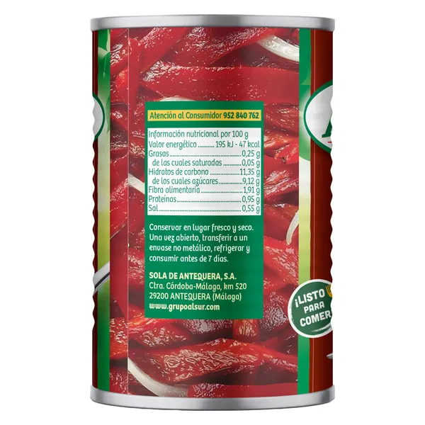 Ensalada de pimientos Alsur 355 g 3