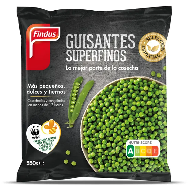Guisantes superfinos Findus 550 g 2