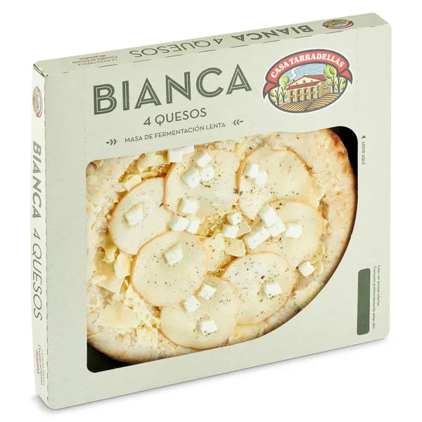 Pizza artesana bianca 4 quesos Casa Tarradellas 400 g 3
