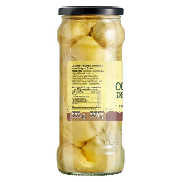 Corazones de alcachofas Dia Vegecampo 330 g 2