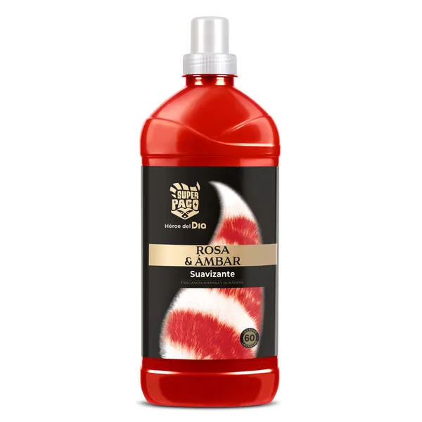 Suavizante premium rosa y ámbar Dia Super Paco botella 60 lavados 2