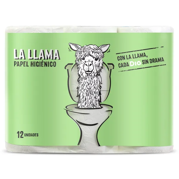 Papel higiénico Dia La Llama 12 unidades 2