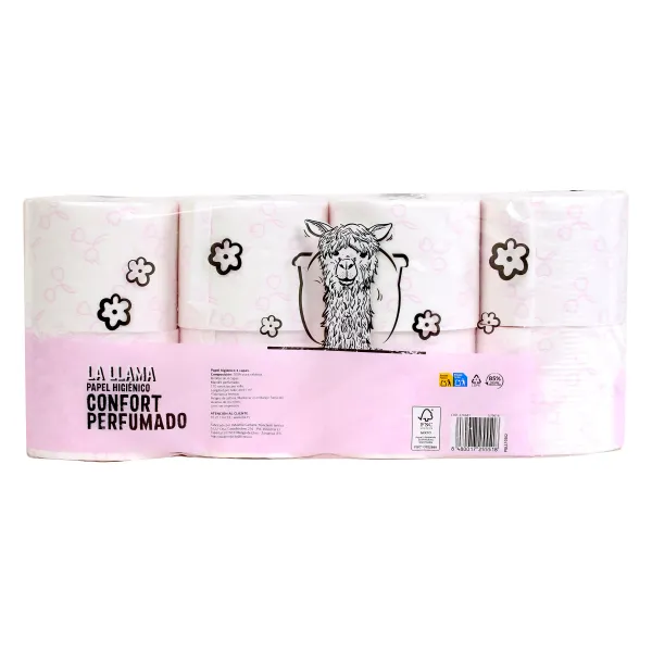 Papel higiénico perfumado 4 capas Dia La Llama 8 unidades 4