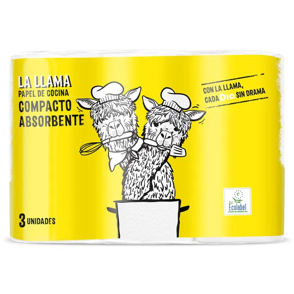Papel de cocina absorbente Dia La Llama 3 unidades 2
