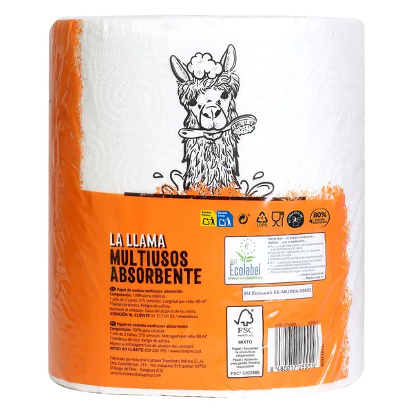 Papel multiusos absorbente Dia La Llama 1 unidad 4