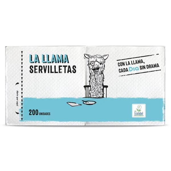 Servilletas Dia La Llama 200 unidades 2