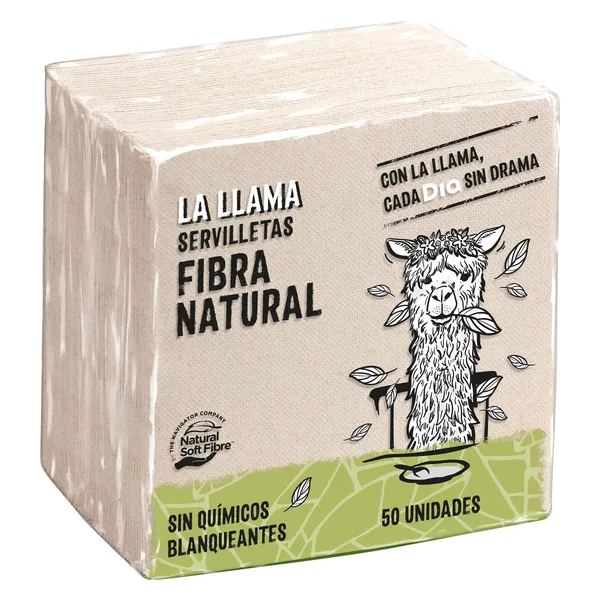 Servilletas fibra natural Dia La Llama 50 unidades 3