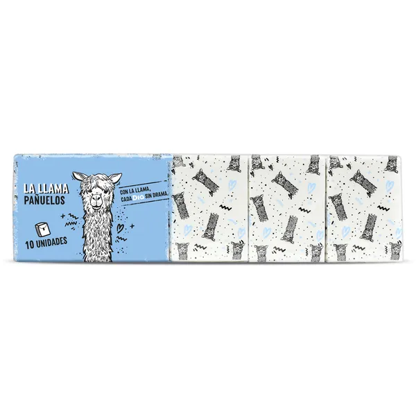 Pañuelos pocket blancos La Llama Dia paquete 10 unidades 2
