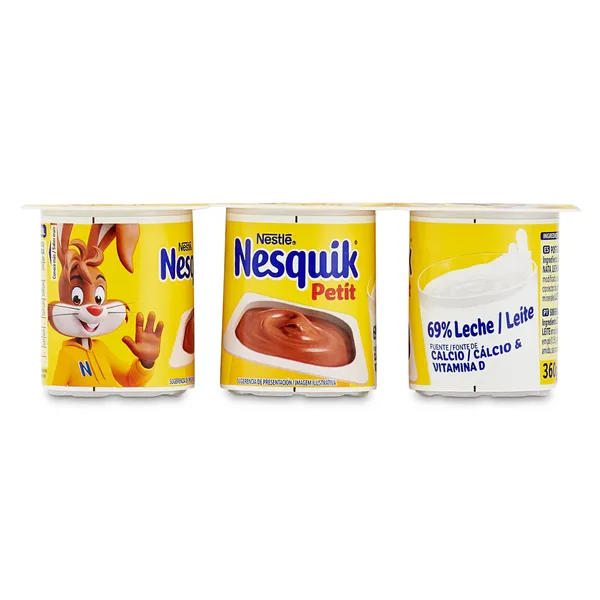 Petit de chocolate Nesquik pack 6 x 60 g 2