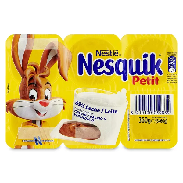 Petit de chocolate Nesquik pack 6 x 60 g 3