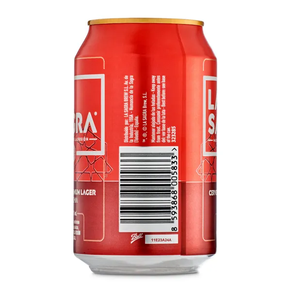 Cerveza original lager La sagra pack 24 x 33 cl 4