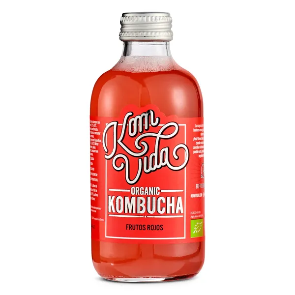 Kombucha con frutos rojos Komvida 250 ml