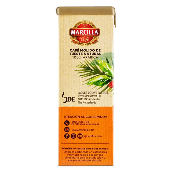 Café molido natural Colombia Marcilla bolsa 200 g 3