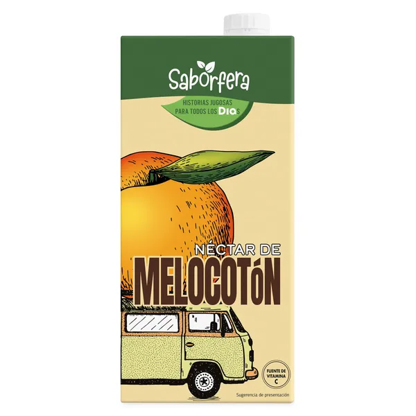 Néctar de melocotón Saborfera de Dia brik 1 L 2