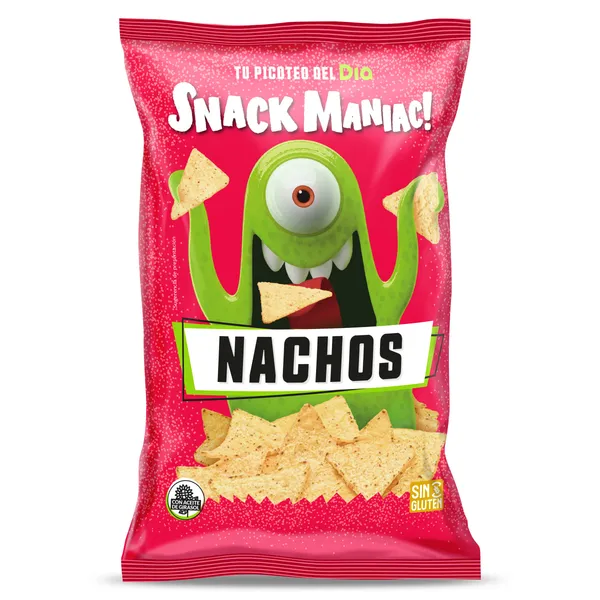 Nachos naturales Dia Snack Maniac bolsa 150 g 2