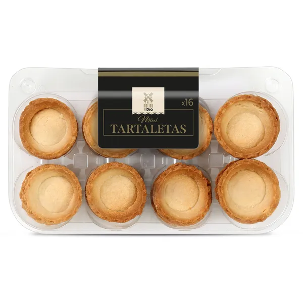 Mini tartaletas El molino de Dia bandeja 120 g 2